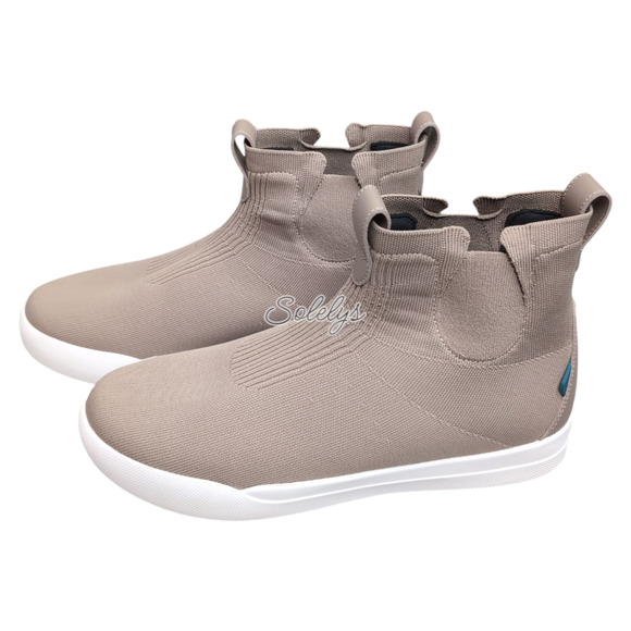 Vessi Weekend Chelsea Men 11 Waterproof Shiitake Brown Knit DymaTex Sneaker Boot - Picture 4 of 10